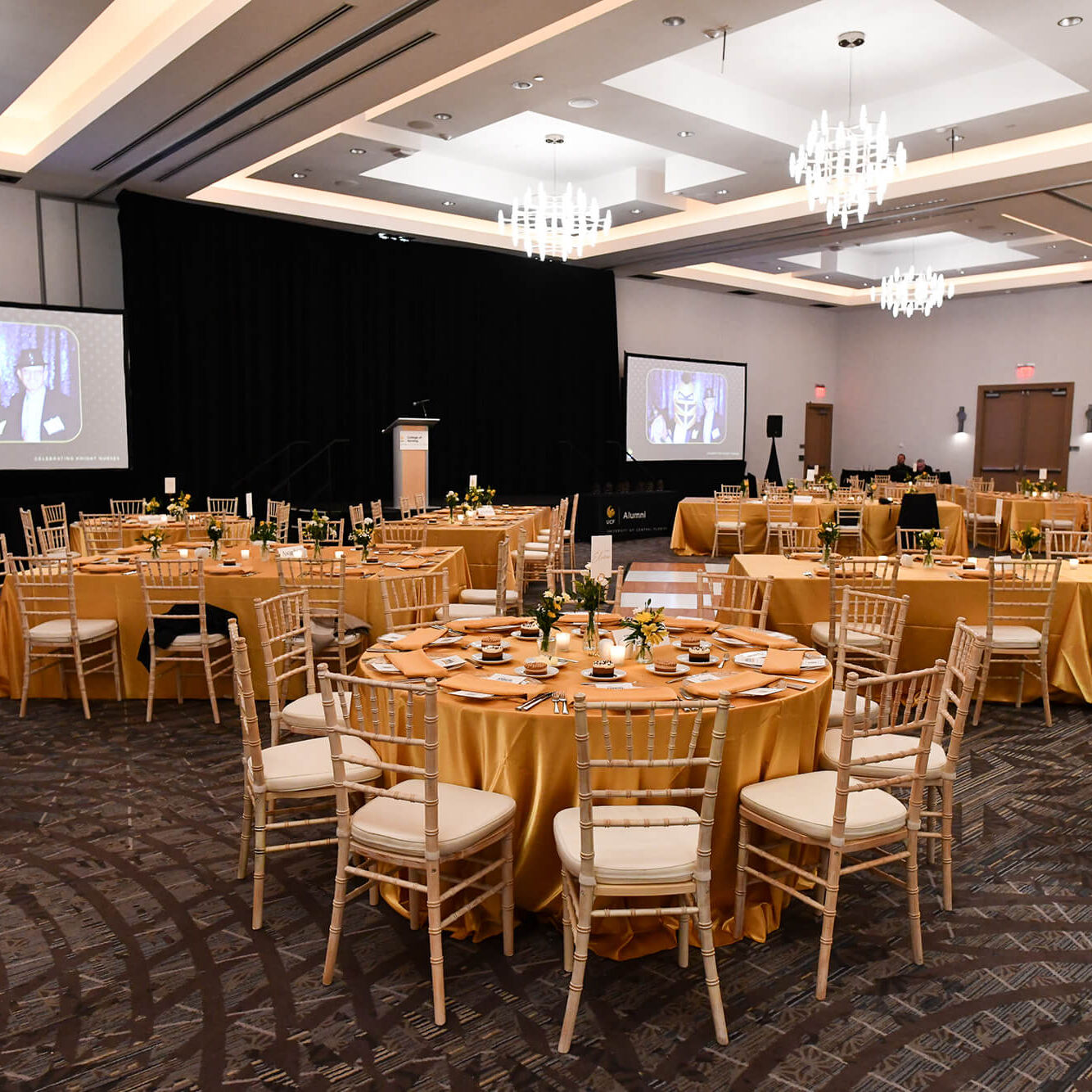 Celestial Ballroom - Yellow Linen copy